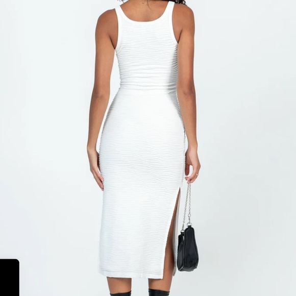 Princess Polly LAZAR MIDI DRESS WHITE - Picture 2 of 5